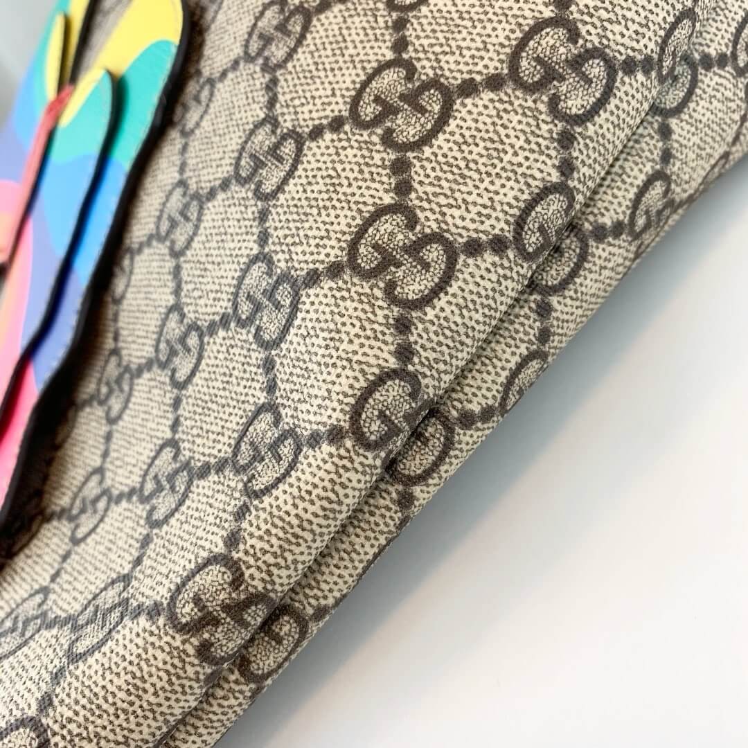 Gucci Childrens GG Tote With Rainbow Butterfly 550768