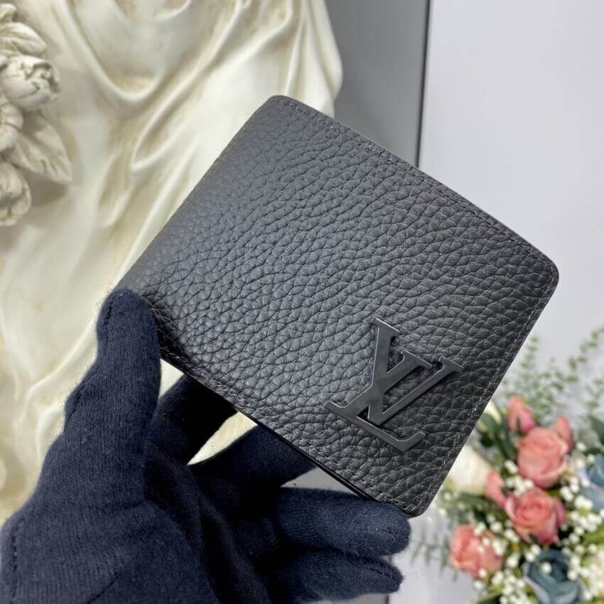 Louis Vuitton Grained Calf Leather Multiple Wallet M69829