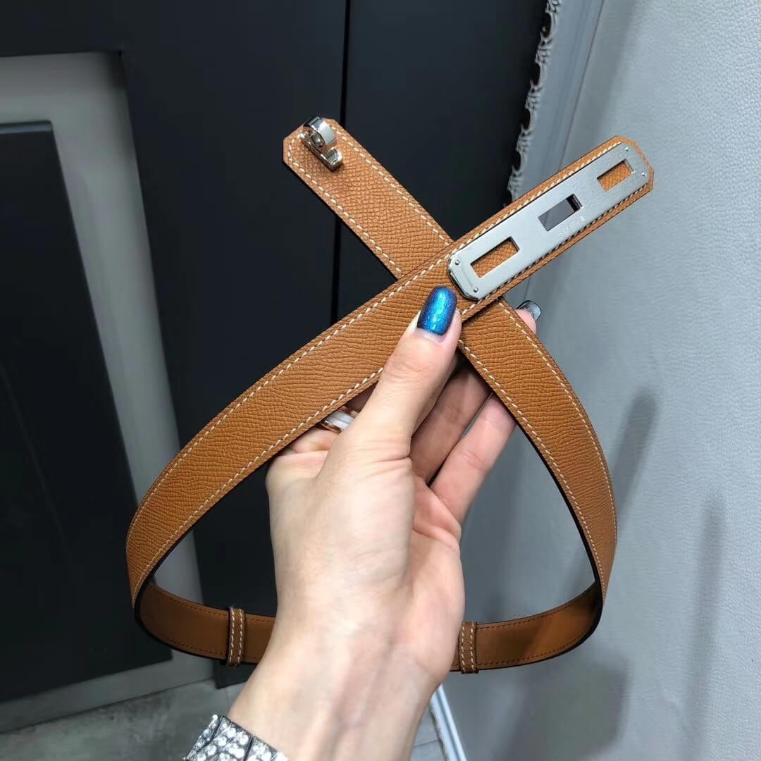 Hermes OKelly 24 Belt H07960 Brown