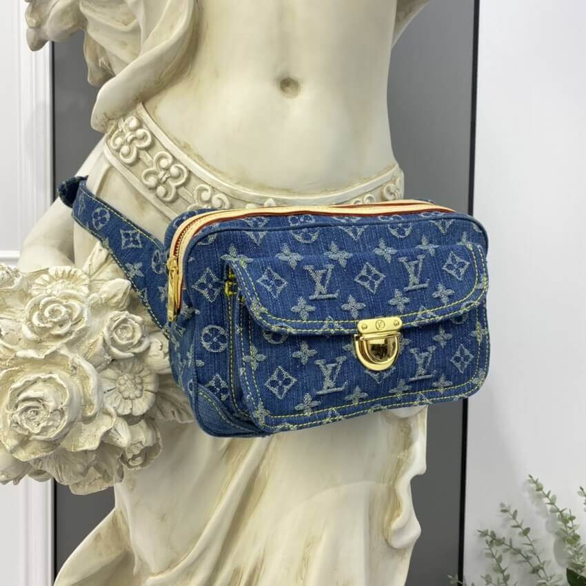 Louis Vuitton Monogram Denim Bum Waist Bag M95347