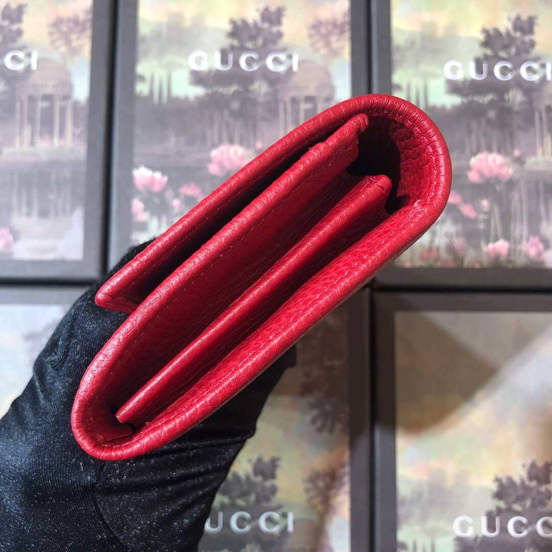 Gucci Leather Continental Wallet 456116