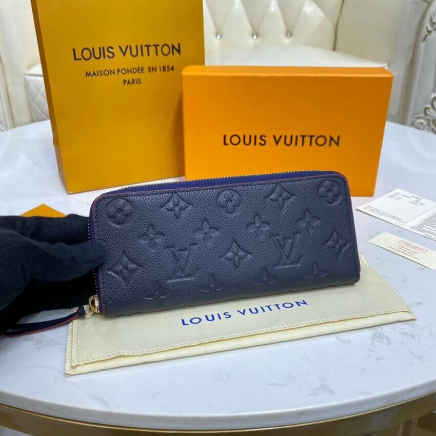 Louis Vuitton Monogram Empreinte Leather Clemence Wallet M69415