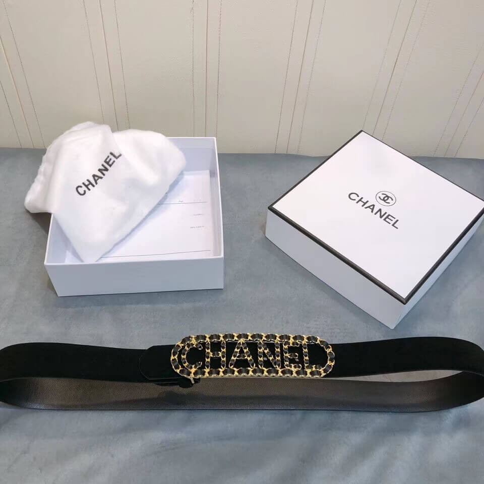 Chanel Suede Calfskin 30mm Belt AA6600