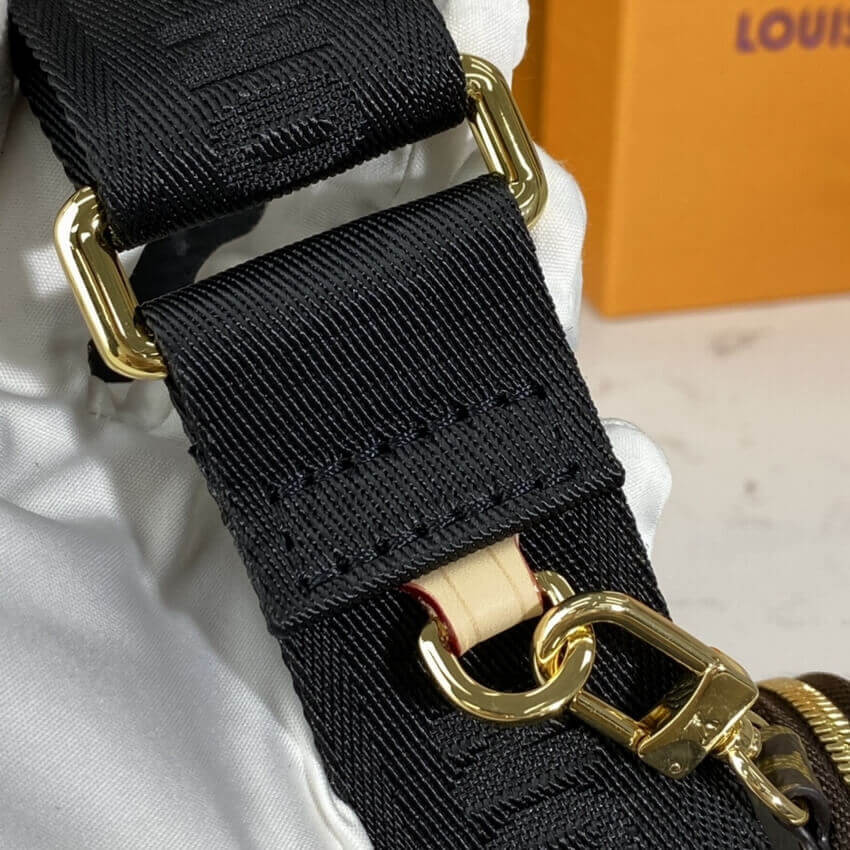 Louis Vuitton Pochette Bandouliere Multi Strap J02487 Black