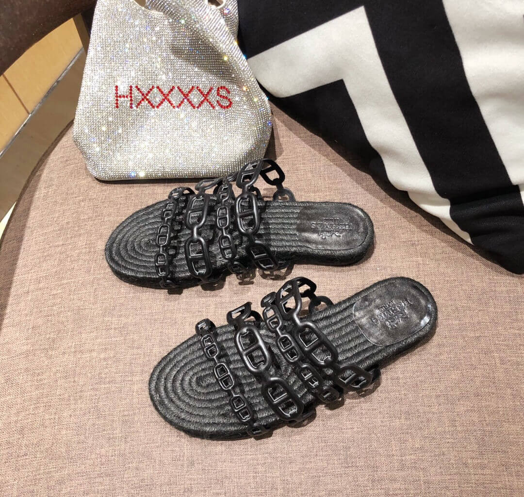 Hermes Ancone Espadrille Nappa Leather H2011