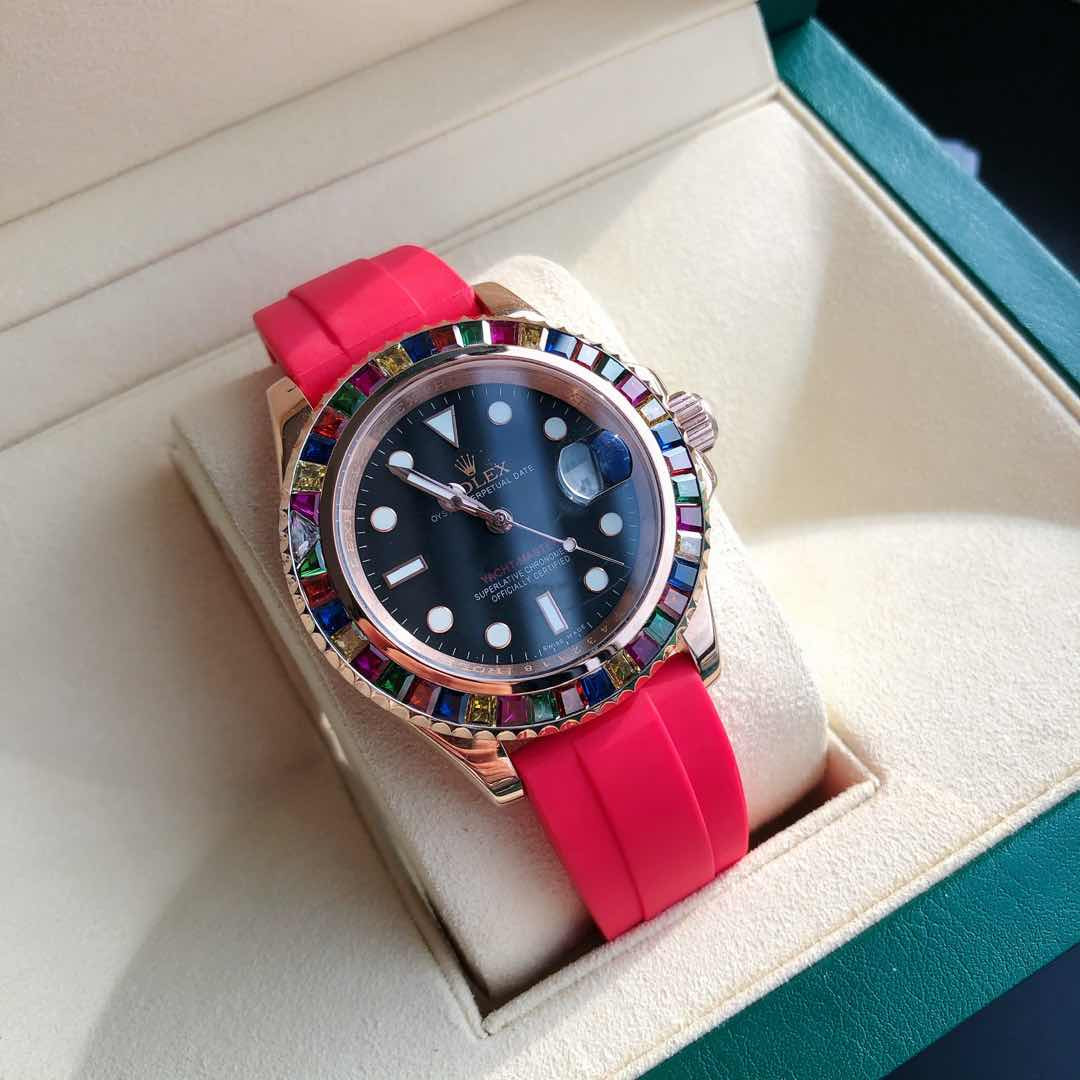 Rolex Yacht-Master 40mm Rose Gold Rainbow 116655