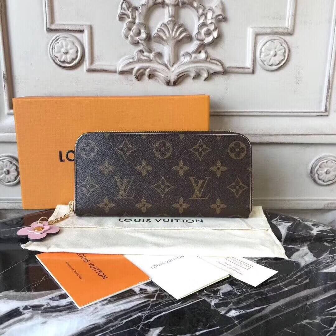 Louis Vuitton Monogram Cavas Clemence Wallet M64201