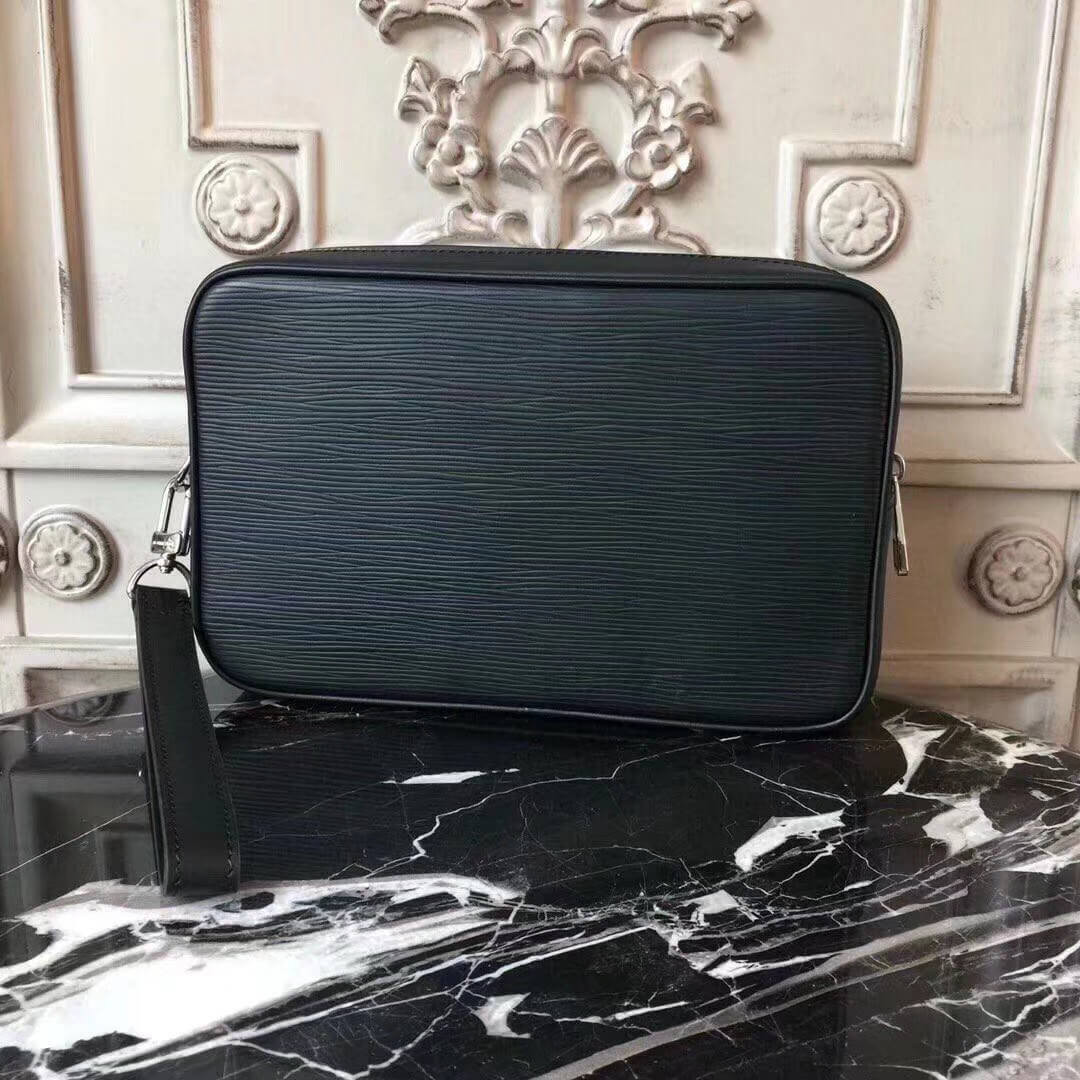 Louis Vuitton Taiga Leather Epi Leather Kasai Clutch M33423