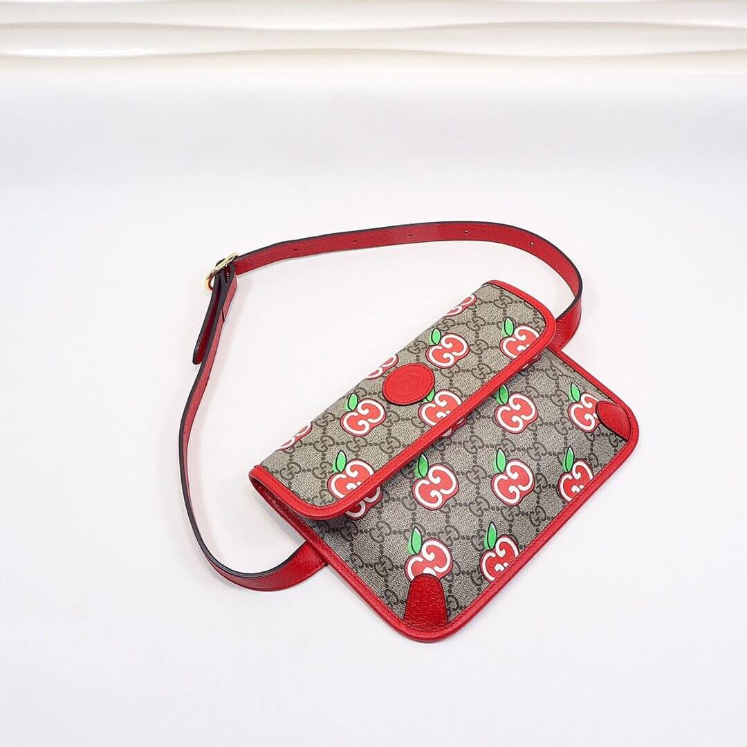 Gucci GG Apple Print Belt Bag 625233