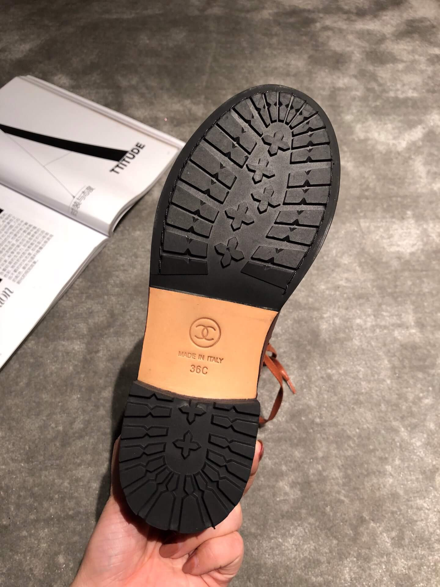 Chanel Frye Harness Boot C1120B