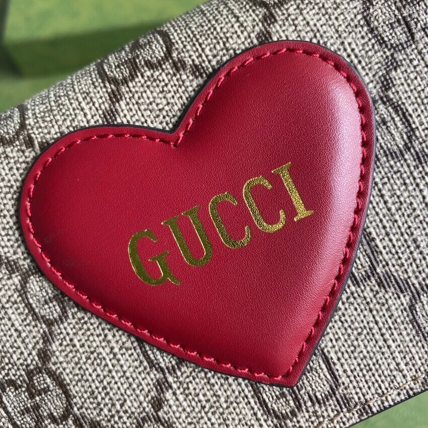 Gucci Valentines Day Card Case Wallet 648848