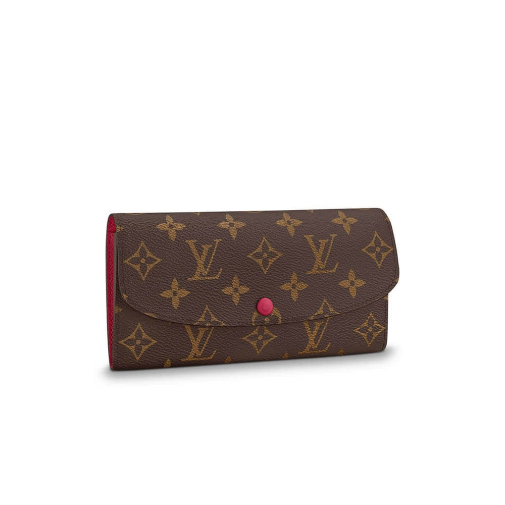 Louis Vuitton Monogram Canvas Emilie Wallet M60696