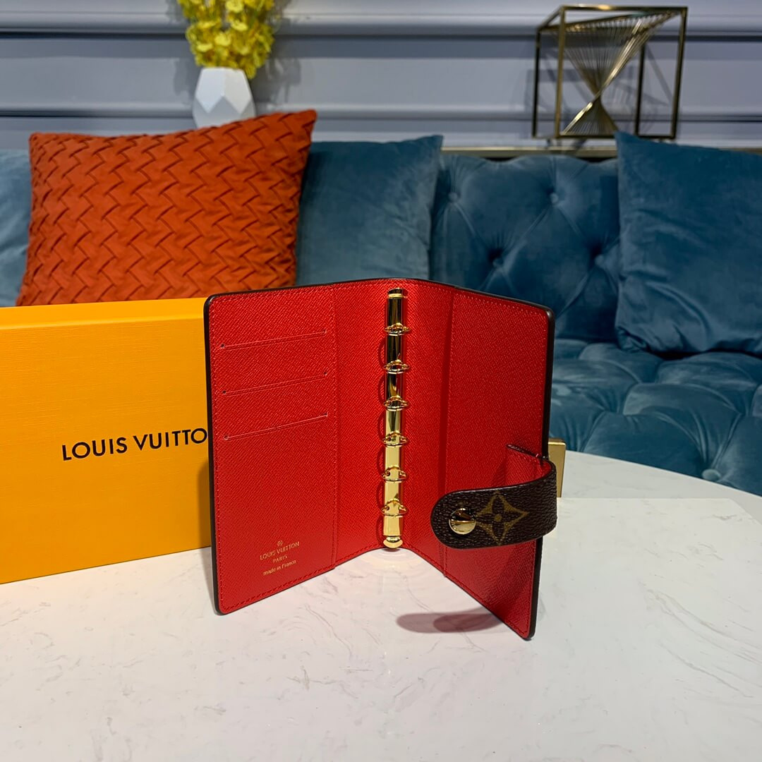 Louis Vuitton Tintin Groom Bellboy Small Ring Agenda Cover R20005