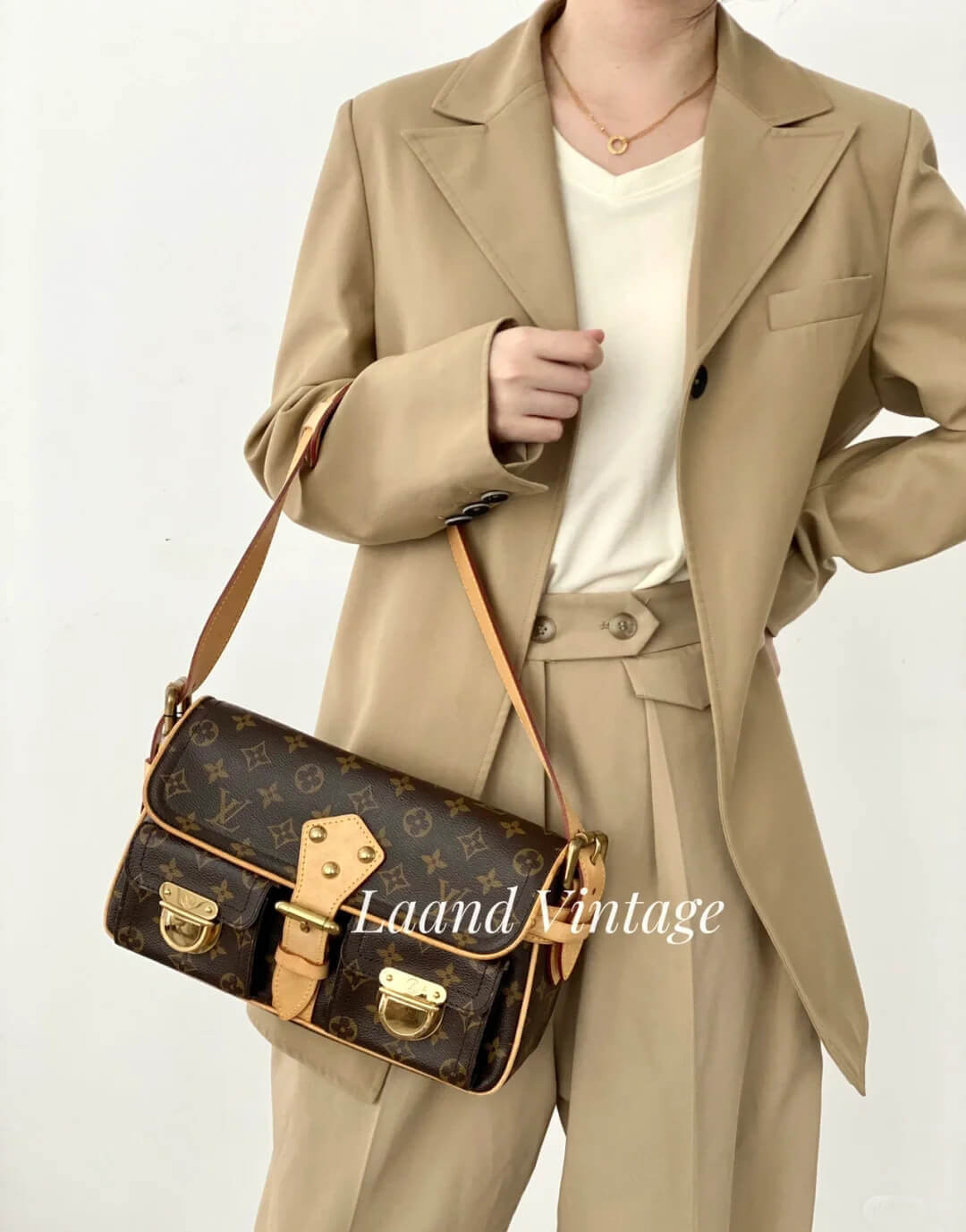 Louis Vuitton Monogram Hudson PM M40027