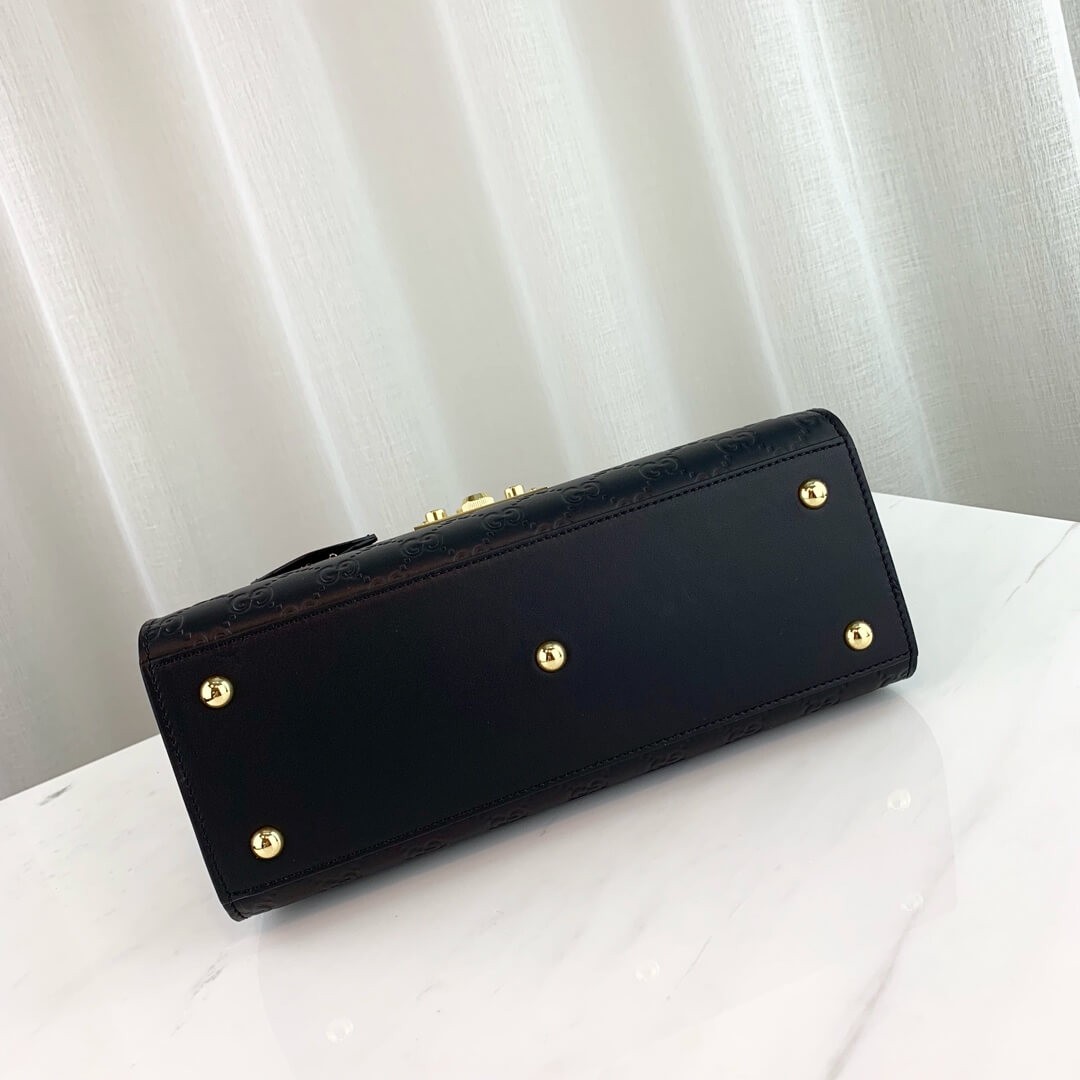 Gucci Padlock Small Gucci Signature Top Handle Bag 453188