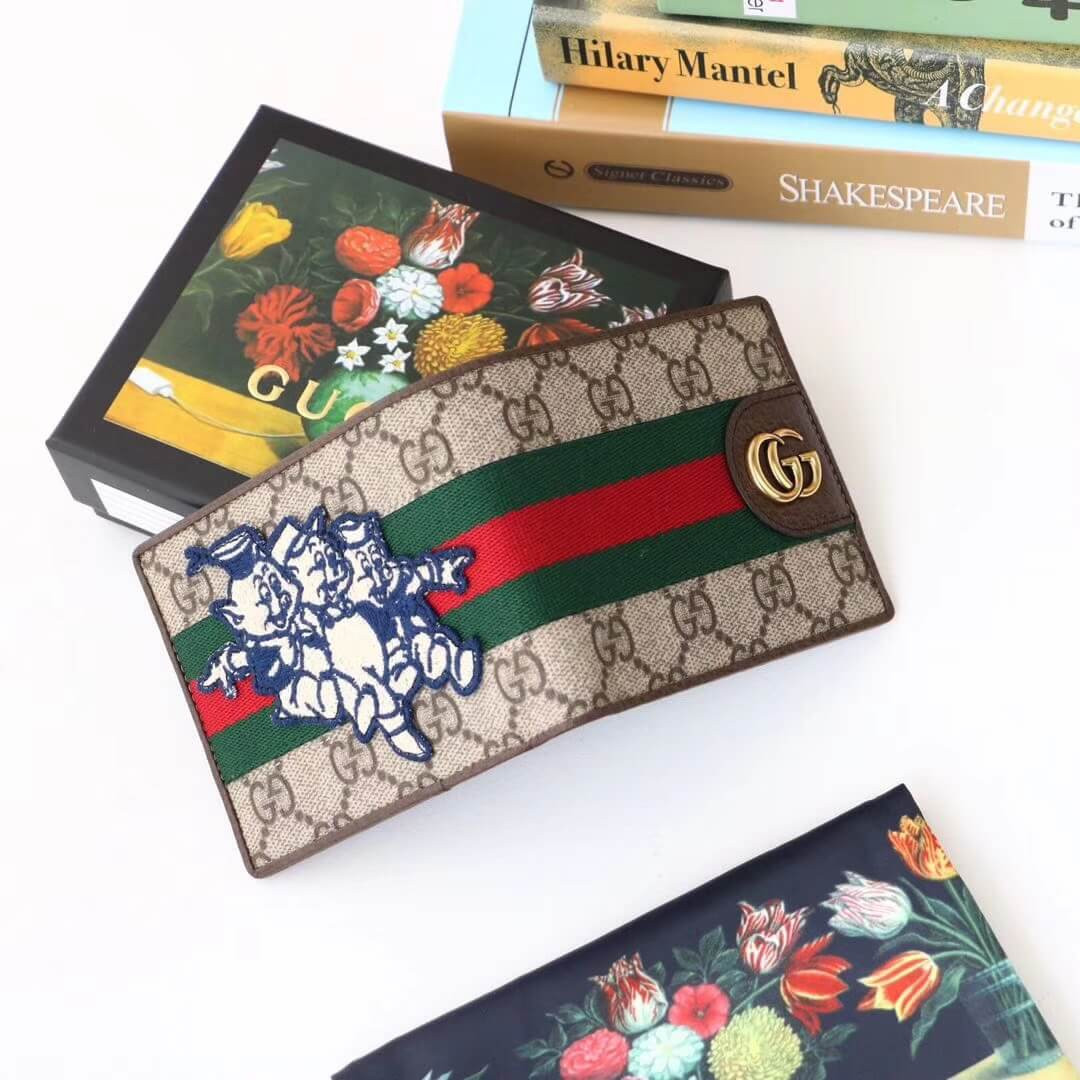 Gucci Wallet With Three Little Pigs 557702