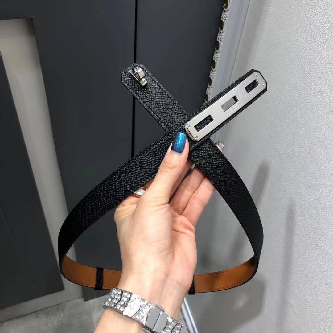 Hermes OKelly 24 Belt H07960 Black