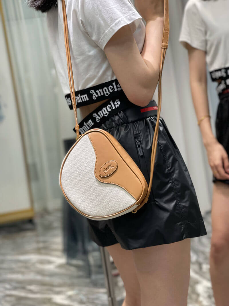 Saint Laurent YSL Le Monogramme Cœur Bag 675260 Brown Gold