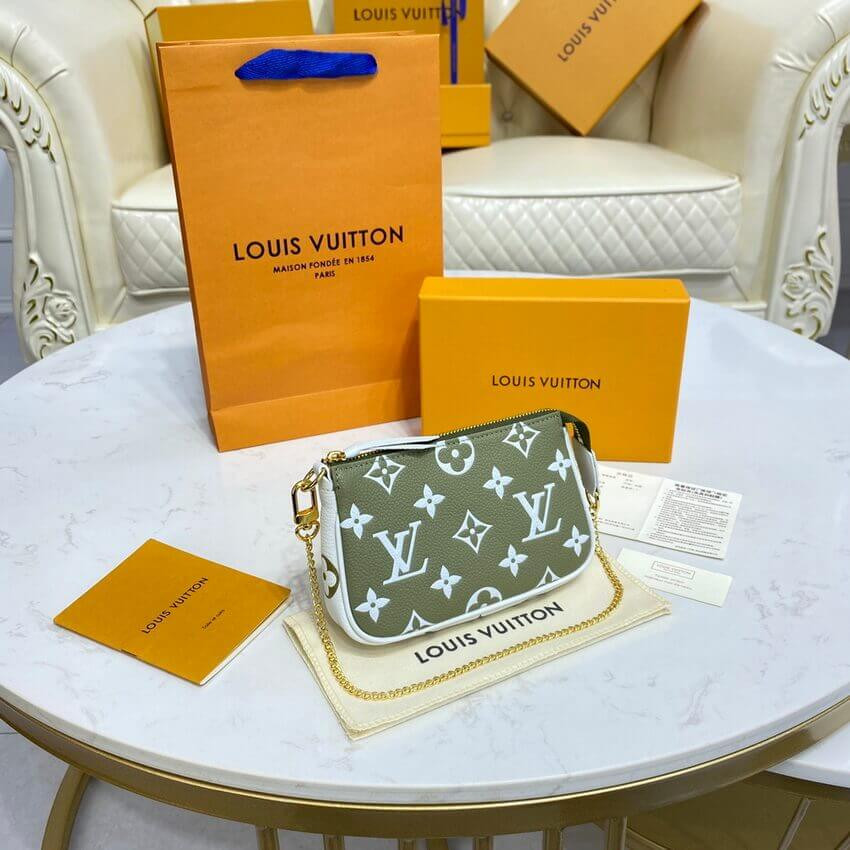 Louis Vuitton Monogram Empreinte Leather Mini Pochette Accessoires M81284