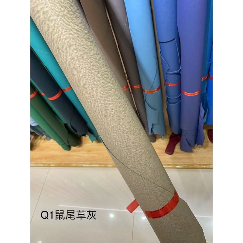 Hermes makes exclusive leather Togo calfskin: gray line