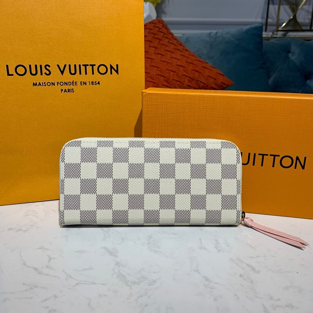 Louis Vuitton Damier Azur Clemence Wallet N61210 N61264
