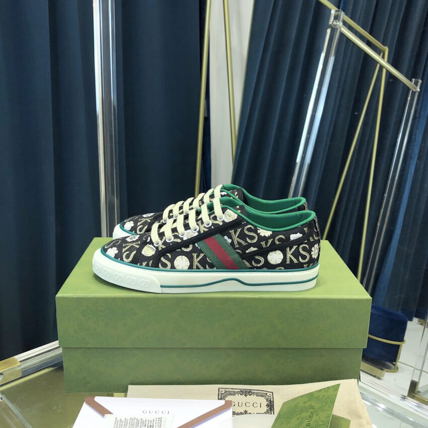 Gucci Ken Scott Print Tennis 1977 Sneaker 645279