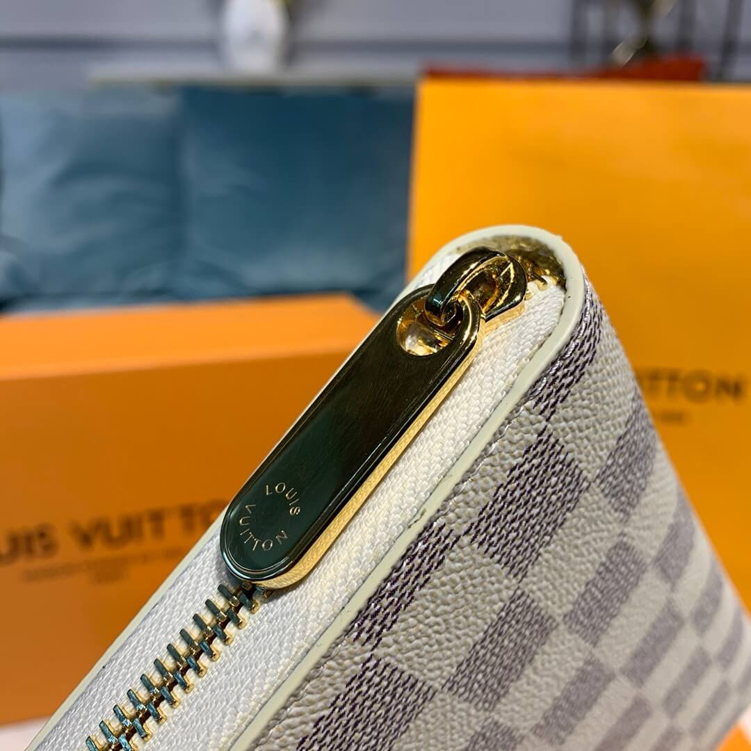 Louis Vuitton Damier Azur Canvas Zippy Wallet N41660