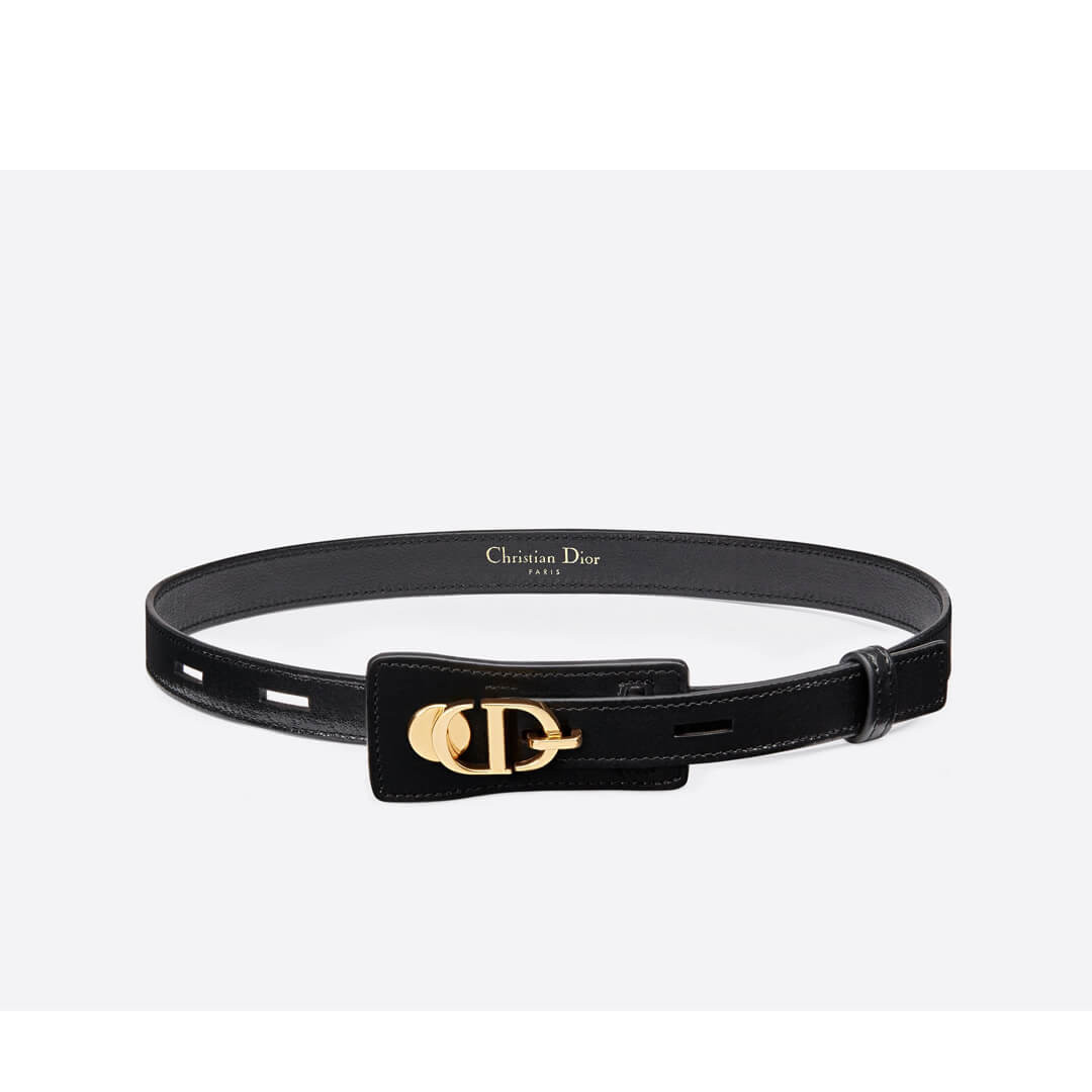 Christian Dior 30 Montaigne Lambskin Belt B0046