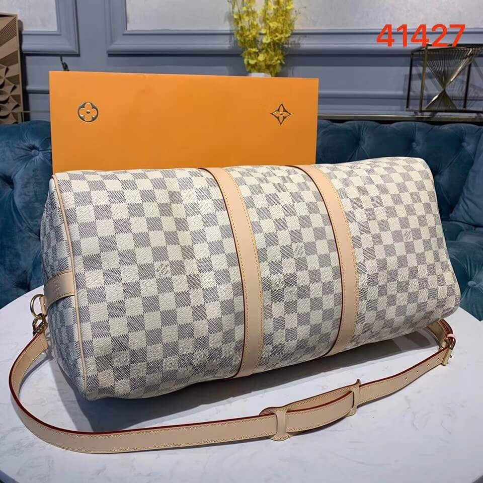 Louis Vuitton Damier Azur Keepall Bandouliere 50 N41427