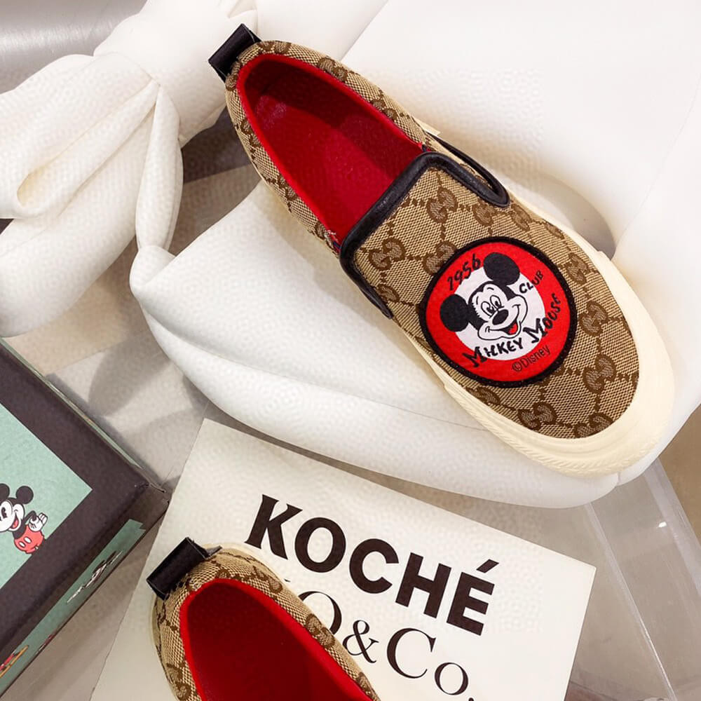Gucci GG Disney x Gucci Loafer 875605 Black / Red