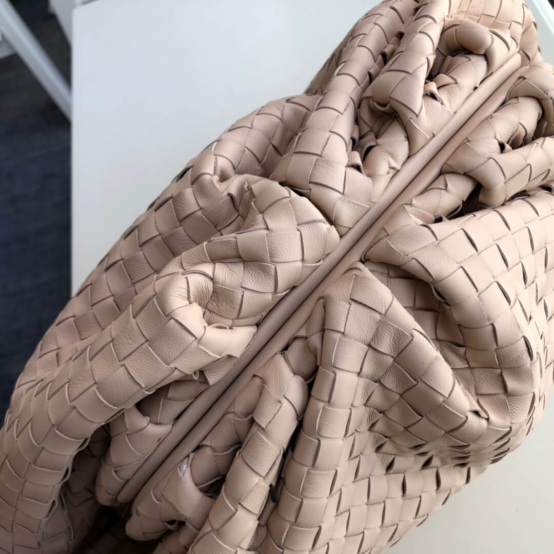 Bottega Veneta Woven Leather The Pouch Clutch 576175