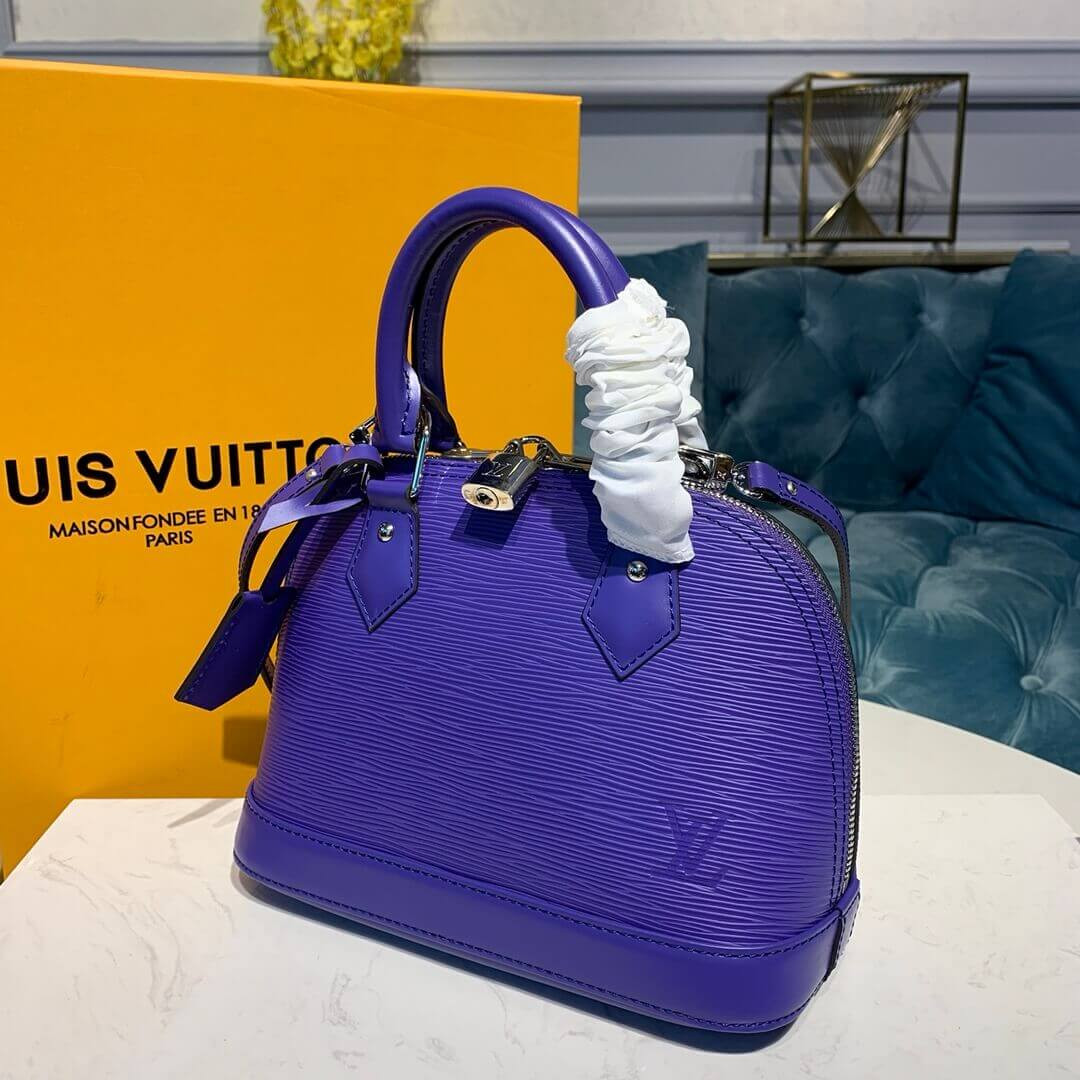 Louis Vuitton Epi Leather Alma BB M40302 Purple