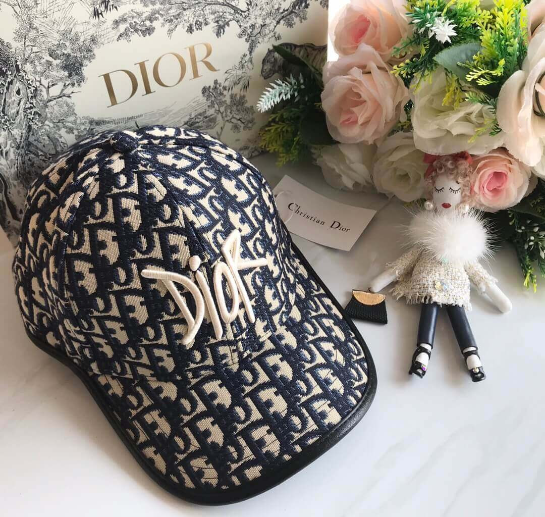 Christian Dior Oblique Canvas Baseball Hat 48852