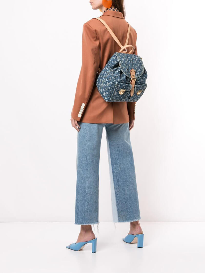 Louis Vuitton Monogram Denim Sac A Dos GM Backpack M95056