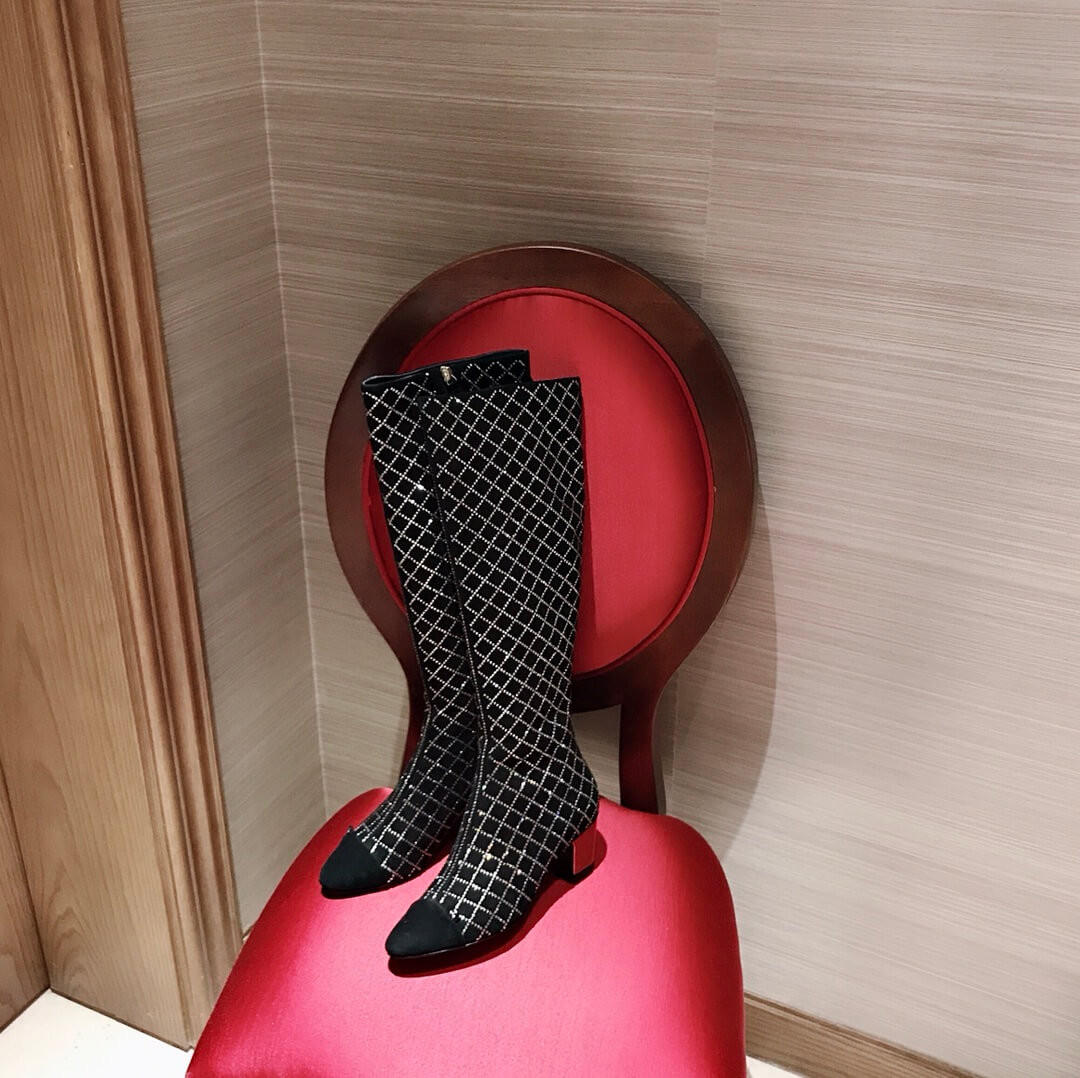 Chanel Crystal High Boots 11380