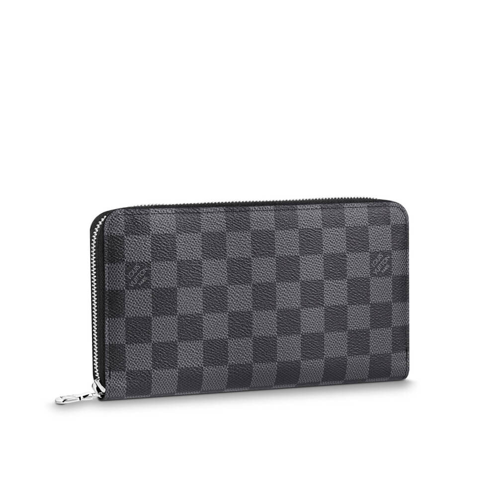 Louis Vuitton  Damier Graphite Canvas Zippy Organizer Wallet N60111/N63077