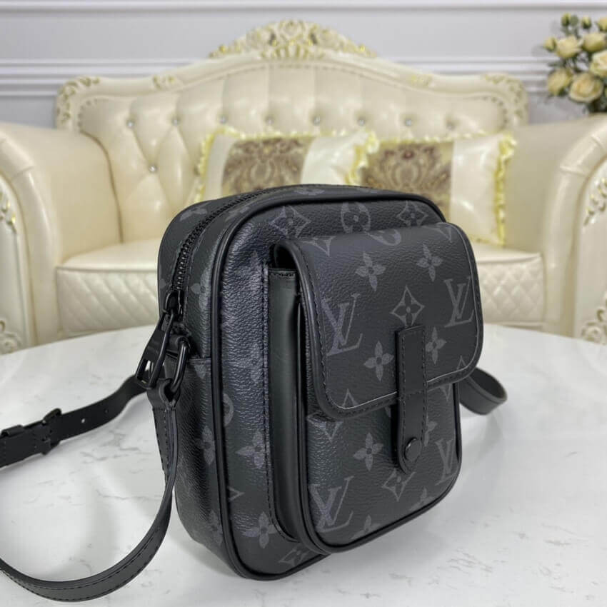 Louis Vuitton Monogram Eclipse Christopher Wearable Wallet M69404