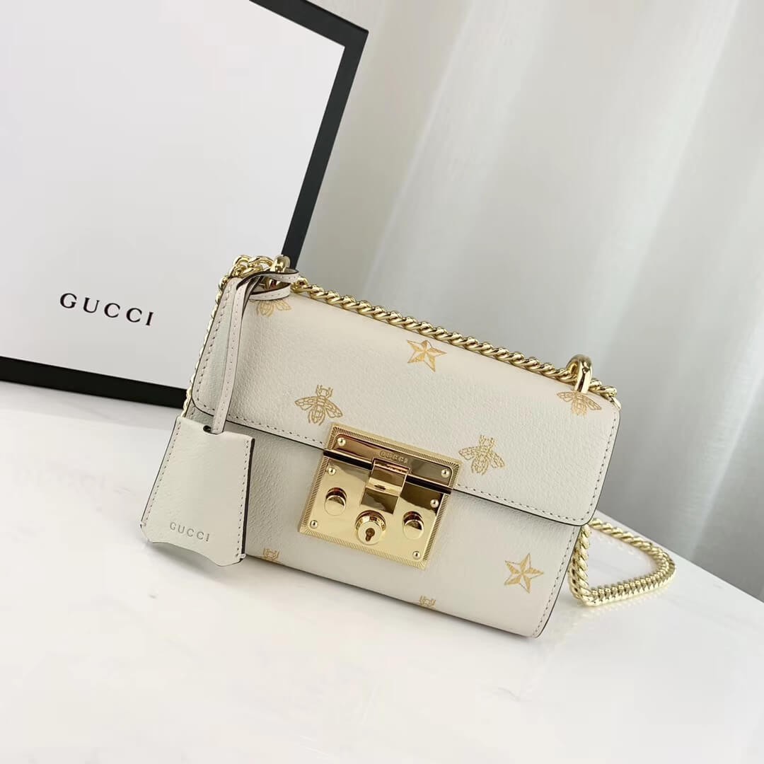 Gucci Padlock Bee Star Small Shoulder Bag 432182