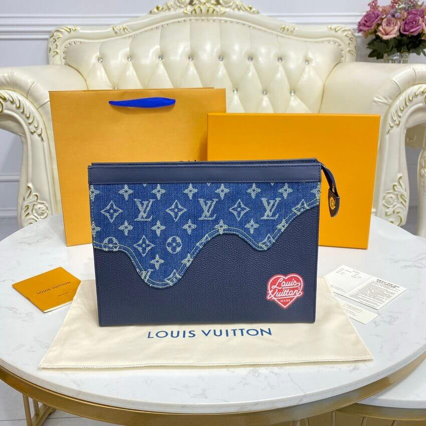 Louis Vuitton x Nigo Pochette Voyage MM M45961 Blue