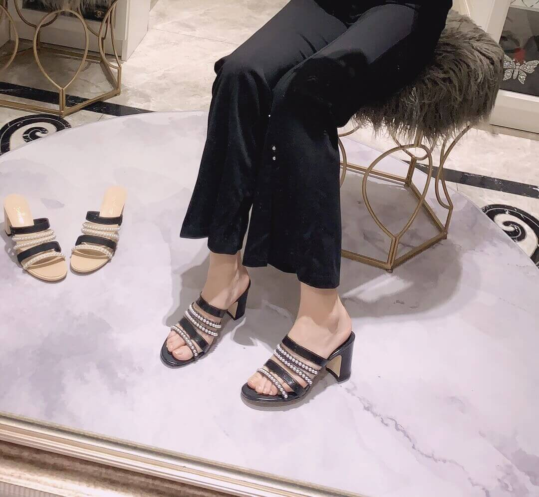 Chanel Laminated Lambskin Mules G35381