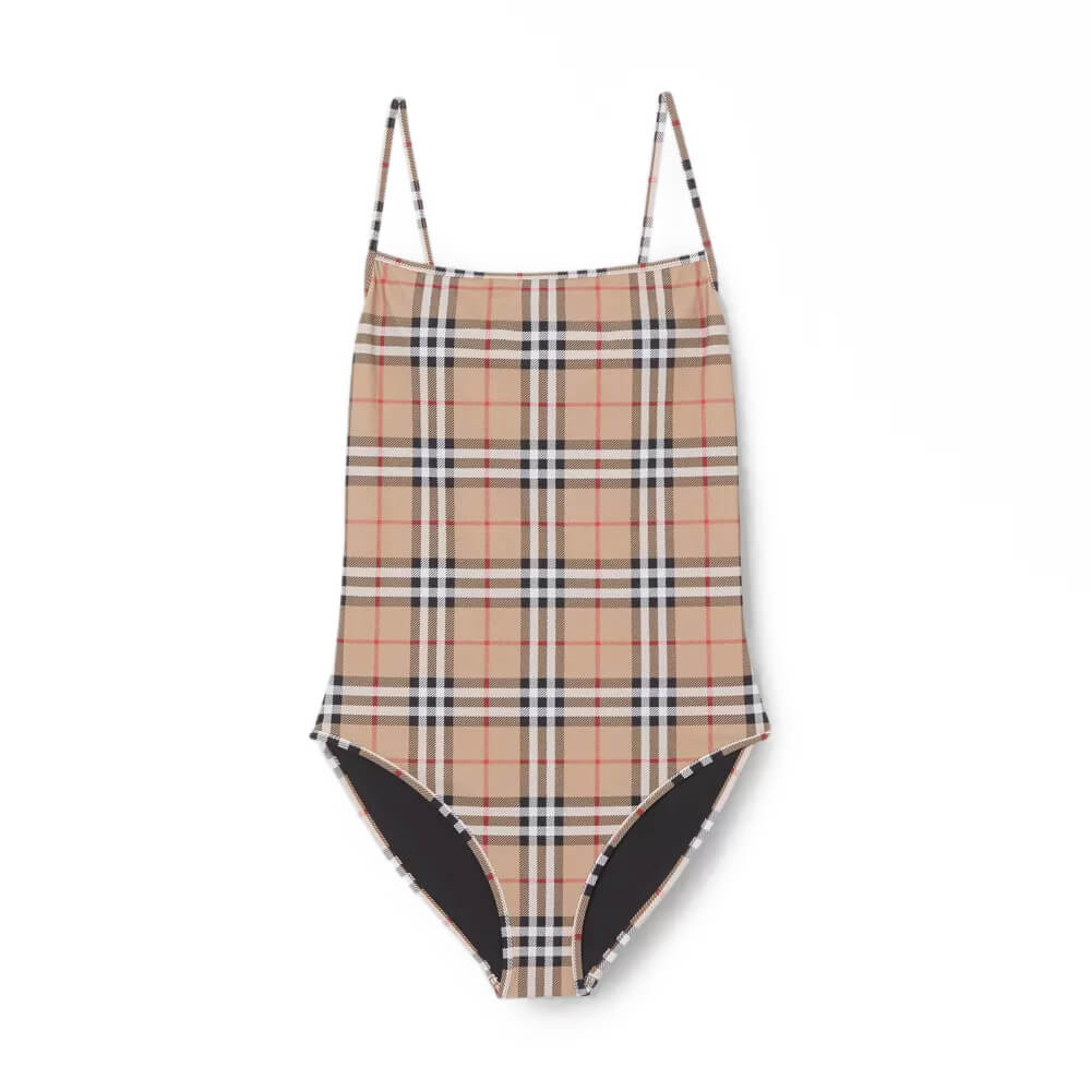 Burberry Vintage Check One Piece Swimsuit 80090091