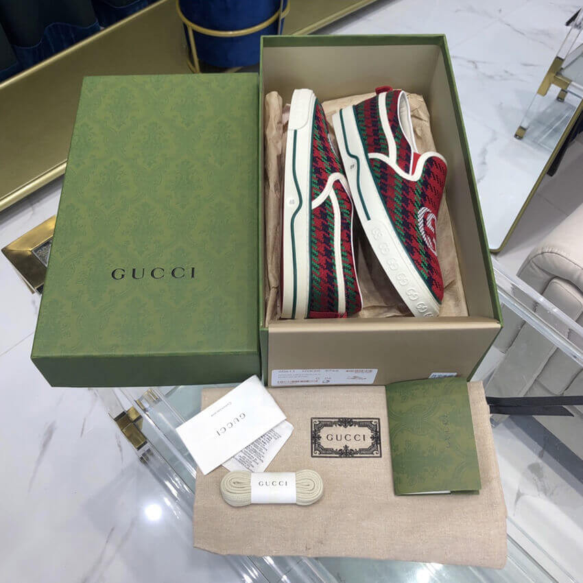 Gucci Tennis 1977 Interlocking G Slip-On Sneaker 645672