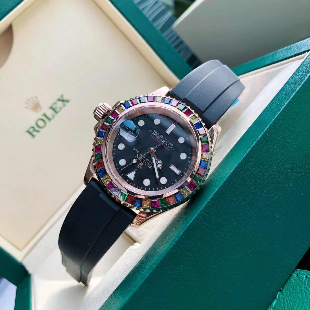 Rolex Yacht-Master 40mm Rose Gold Rainbow 116655