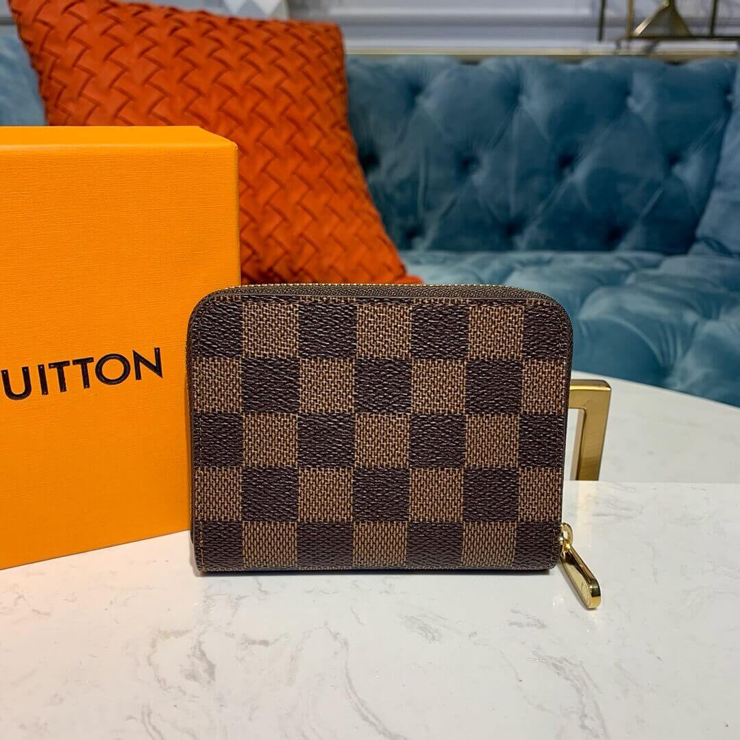 Louis Vuitton Damier Ebene Zippy Coin Purse N63070