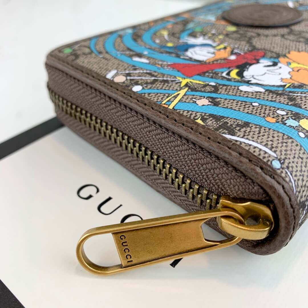 Disney x Gucci Donald Duck Zip Around Wallet 647940