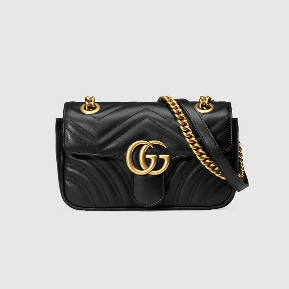 Gucci GG Marmont Matelasse Chevron Leather Mini Bag 446744
