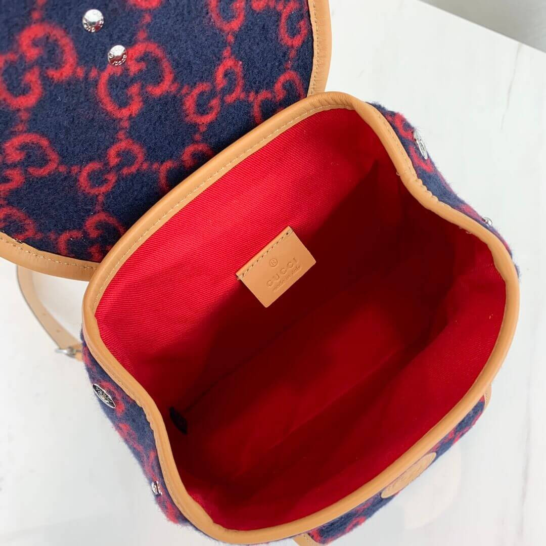 Gucci Childrens GG Wool Backpack 630818