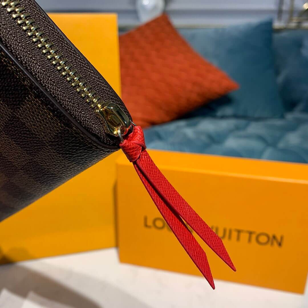 Louis Vuitton Damier Ebene Clemence Wallet N60534 N41626