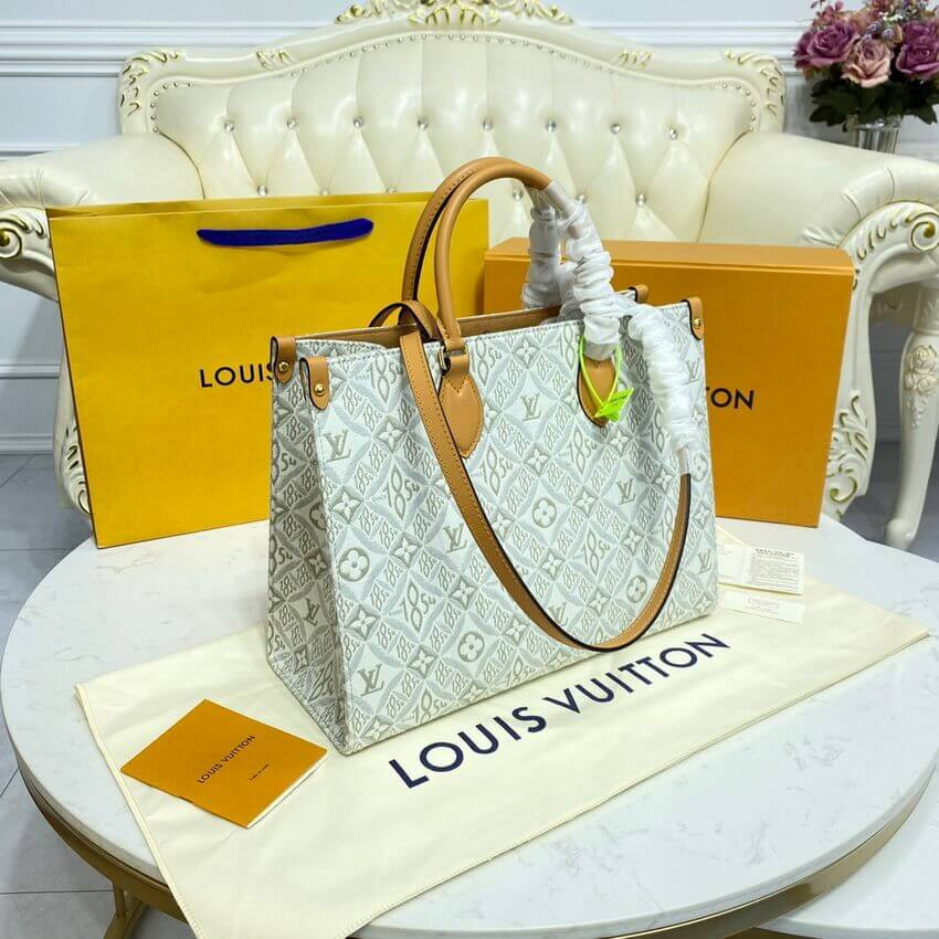 Louis Vuitton Since 1854 Jacquard Textile Onthego MM M59614