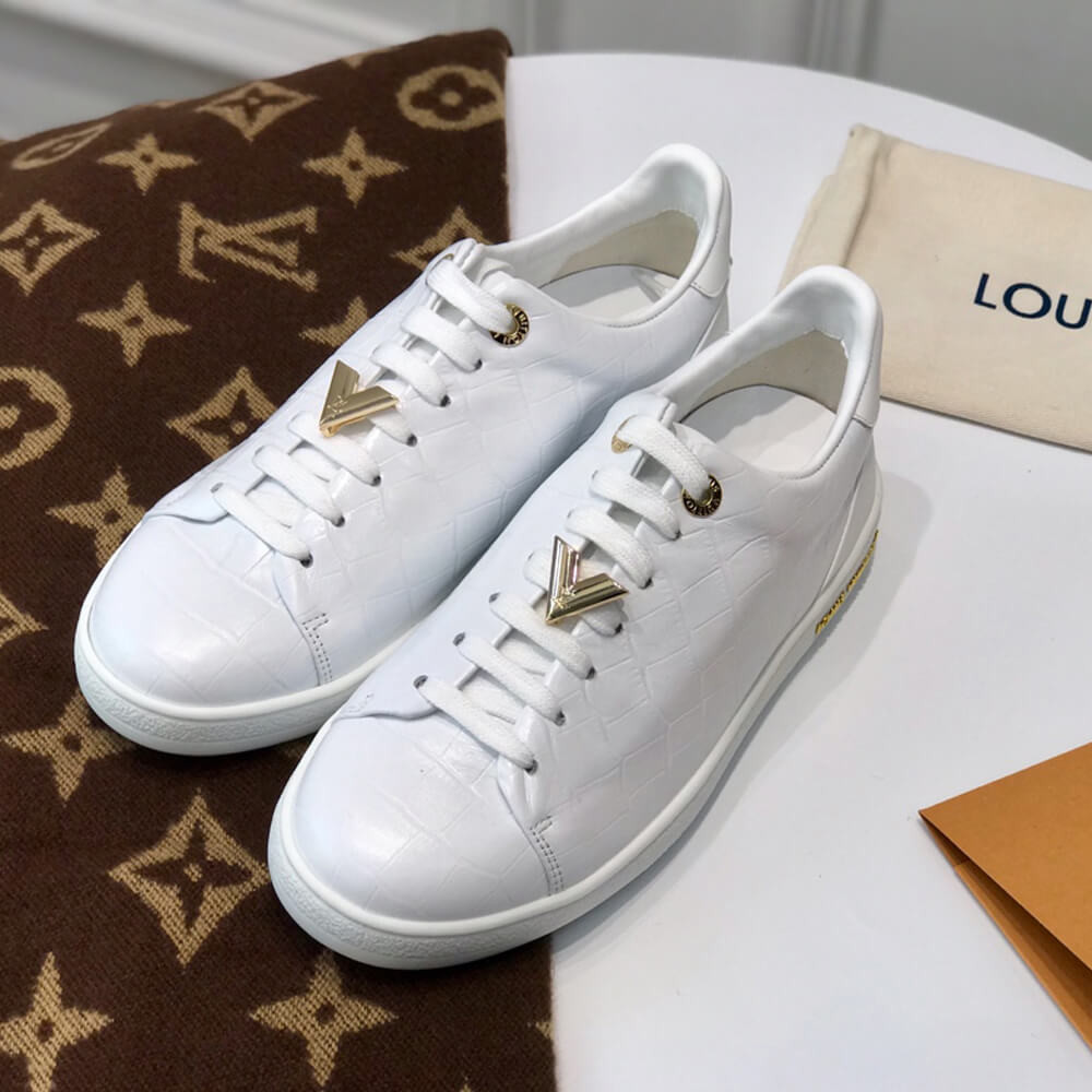 Louis Vuitton Crocodile Embossed Frontrow Sneaker 1A4VPQ